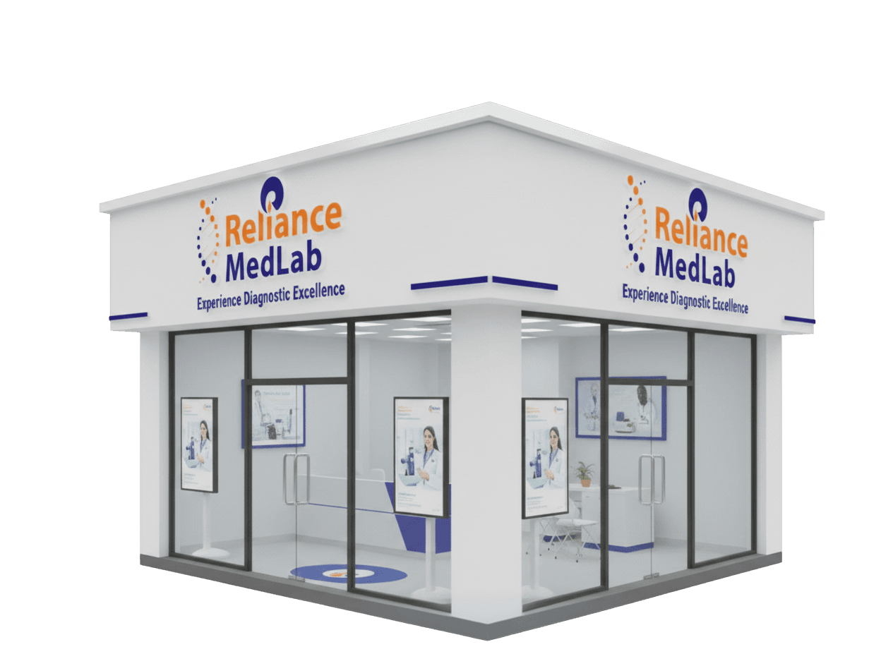 NABL accredited Reliance MedLab laboratory building